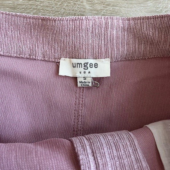 Umgee High Waist Soft Corduroy Pink Shorts SZ S - Picture 5 of 8